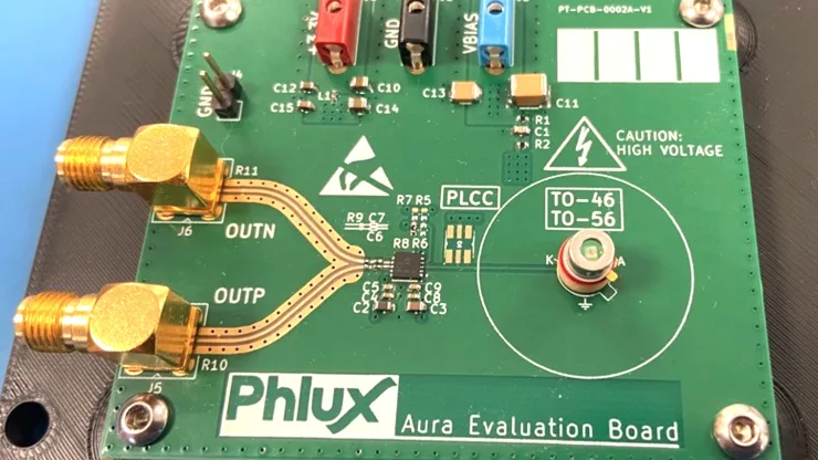 IR Sensor Evaluation Board Phlux Aura APD